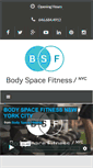 Mobile Screenshot of bodyspacefitness.com